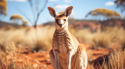Foto op Canvas Wildlife Wonder Australia.  Kangaroo Kingdom © EwaStudio