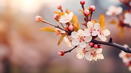 Obraz premium background with flowers ideal for spring or graphic colorful space to place texts