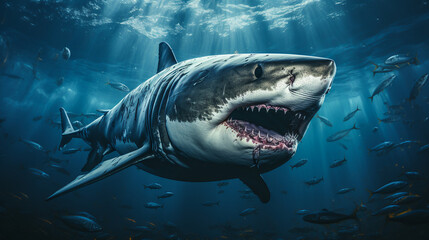 Fototapeta premium Shark in its Natural Habitat