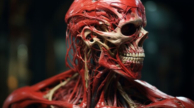 Human Anatomy ecorche. Human physiology. Muscles
