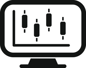 Online money market icon simple vector. Merger fusion. Service benefit