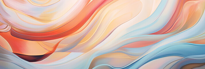 Obraz premium a painting background in the style of fluid and flowing lines, generative AI