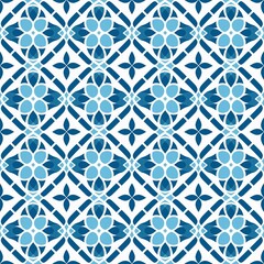 Fototapeta premium arabic style Seamless mosaic tile pattern
