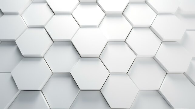 White Wide Hexagon Background - Site Header© zahidcreat0r