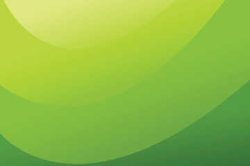 Abstract lime green gradient background with dynamic waves. Vector illustration