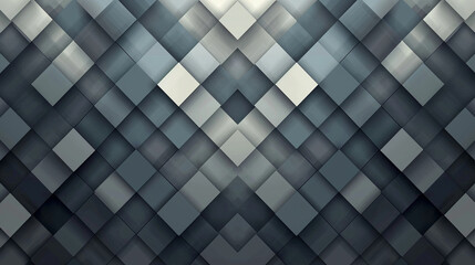 A clean and symmetrical pixel pattern with shades of gray, creating a sense of balance and harmony, technology background, pixel pattern