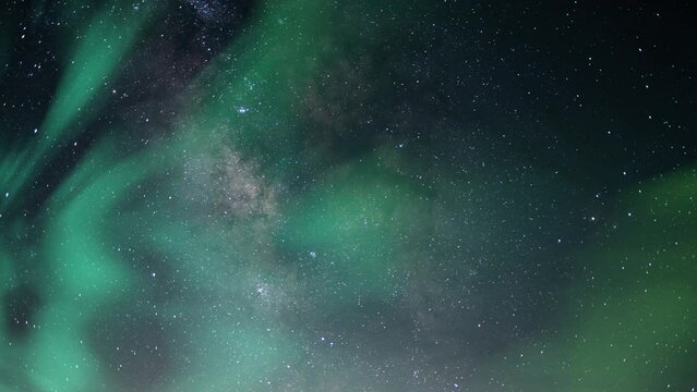 Aurora and Milky Way Night Magic Loop