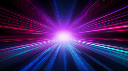 Obraz premium Abstract line art background, technological background