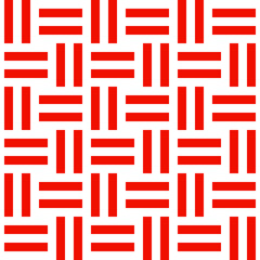 Seamless pattern. Symmetric geometric ornament. Lines abstract background. Wicker motif. Ornamental wallpaper. Strokes backdrop. Vector illustration