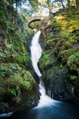 Aira Force waterfall, Lake District, Cumbria, UK
