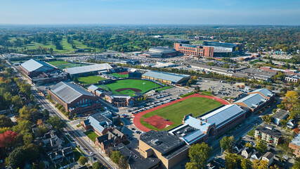 Aerial View of University of Michigan Sports Complex