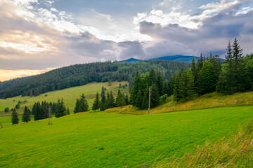 Fototapeta na wymiar Landscape of Tatra Mountain near Telgart Puste Pole