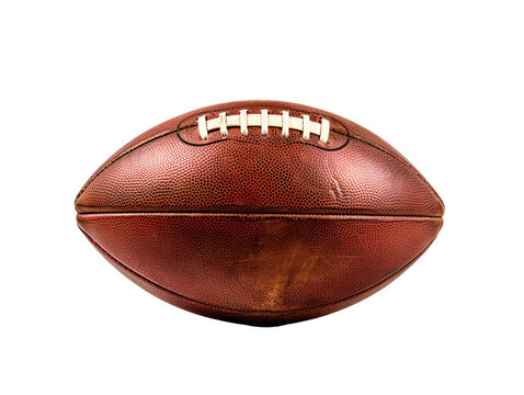 a football on a white background