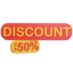 3d discount icon