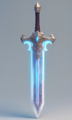 sword on black Generative IA