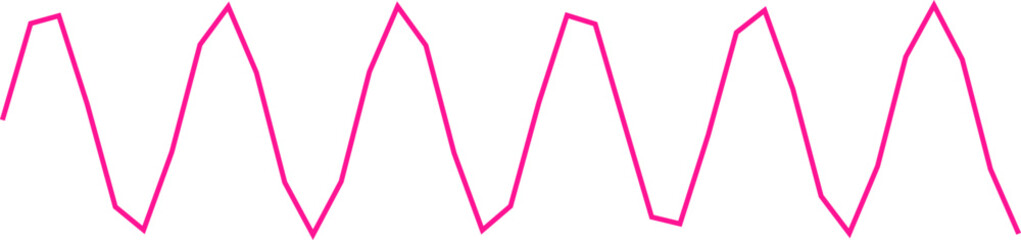 An abstract transparent scribble wave shape line design element.