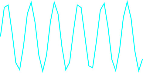 An abstract transparent scribble wave shape line design element.