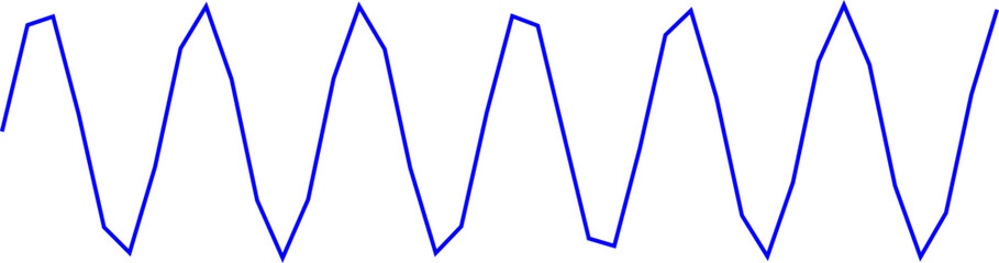 An abstract transparent scribble wave shape line design element.