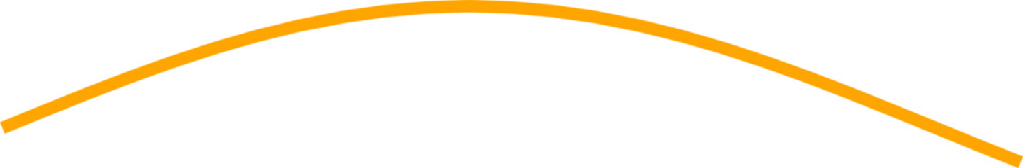 An abstract transparent curvy wave shape line design element.