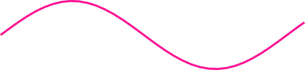 An abstract transparent curvy wave shape line design element.