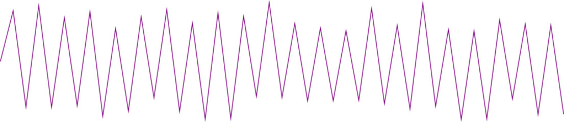 An abstract transparent zigzag shape design element.