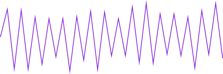 An abstract transparent zigzag shape design element.