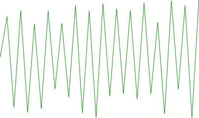 An abstract transparent zigzag shape design element.