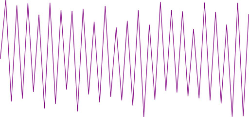 An abstract transparent zigzag shape design element.