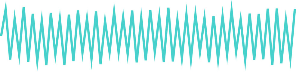 An abstract transparent zigzag shape line design element.