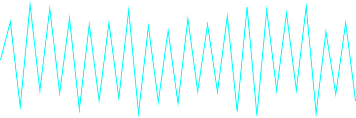 An abstract transparent zigzag shape line design element.