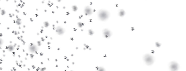 Descendant Christmas Constellations: Mind-Blowing 3D Illustration of Falling Festive Star Patterns