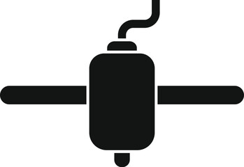 Printing cell bio icon simple vector. Medical science. Organ transplant