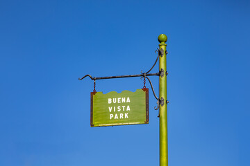 signage buena vista park in San Francisco