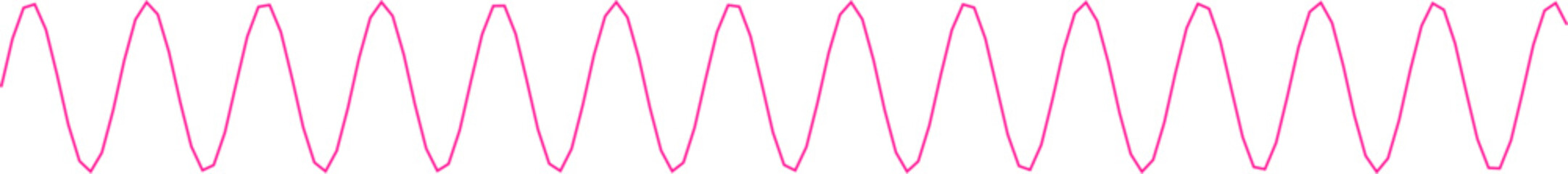 An abstract transparent curvy sine wave shape line design element.