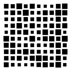 set of black squares