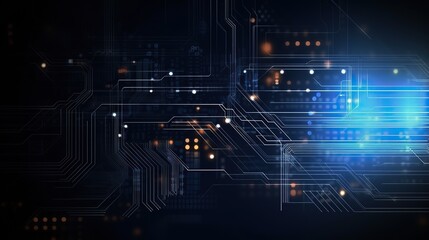 blue eye cyber security concept background,circuit board future technology, abstract high speed digital internet