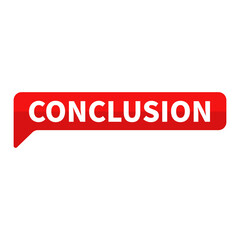 Conclusion Red Rectangle Shape For Information Result Promotion Business Marketing Social Media Announcement
