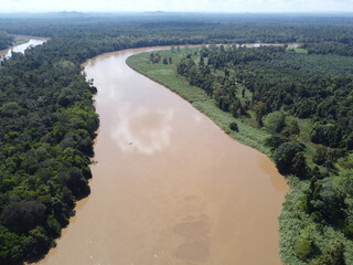 The Kinabatangan river is one of the best and most easily accessible places to see wildlife in...