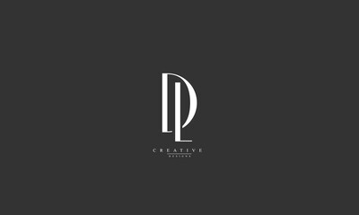 Alphabet letters Initials Monogram logo DL LD D L