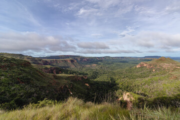 Fototapeta premium paisagem natural na cidade de Costa Rica, Estado do Mato Grosso do Sul, Brasil