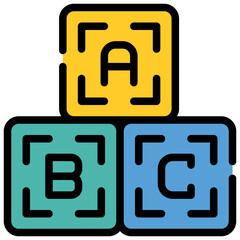 ABC Block Icon