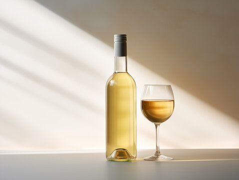 photo blank label, wine bottle beverage packaging and branding