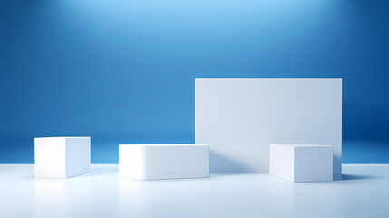 Simple product booth, podium, stage, product commercial photography background, cosmetics booth, promotional event