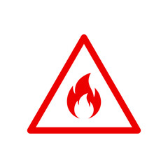 Fire warning sign
