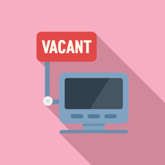 Taximeter driver tool icon flat vector. Equipment transport. Rate ride fare