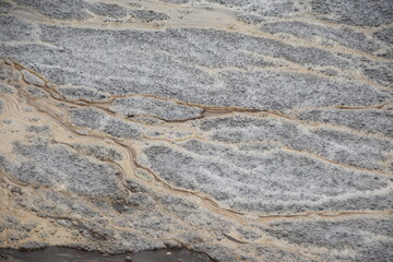 texture of sea foam water design gray brown