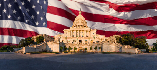 United States Capitol Building in washington DC - obrazy, fototapety, plakaty