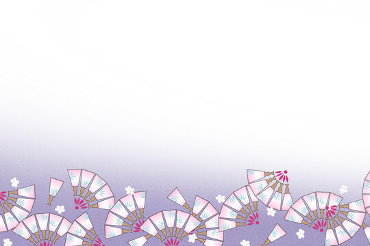 Traditional Japanese wooden racket with purple background