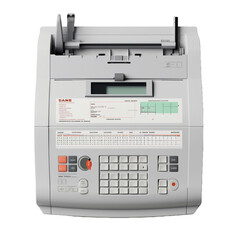 Fototapeta premium Fax isolated on transparent background