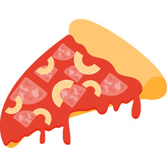 Slice Of Pizza Illustration